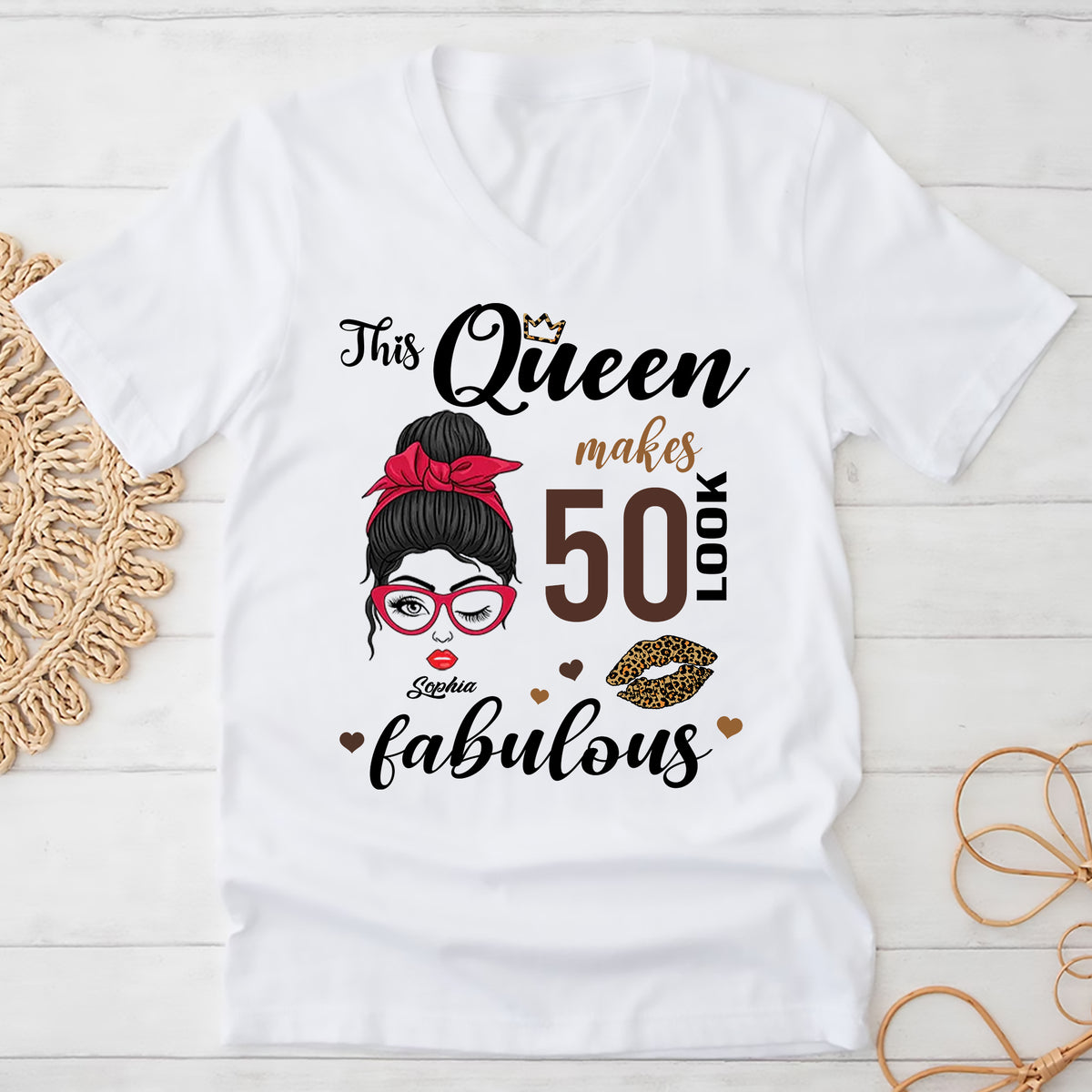50th Birthday Shirts, Custom Birthday Shirts, Turning 50 Shirt, Gifts For Women Turning 50, 50 And Fabulous Shirt, 1974 Shirt - ALK