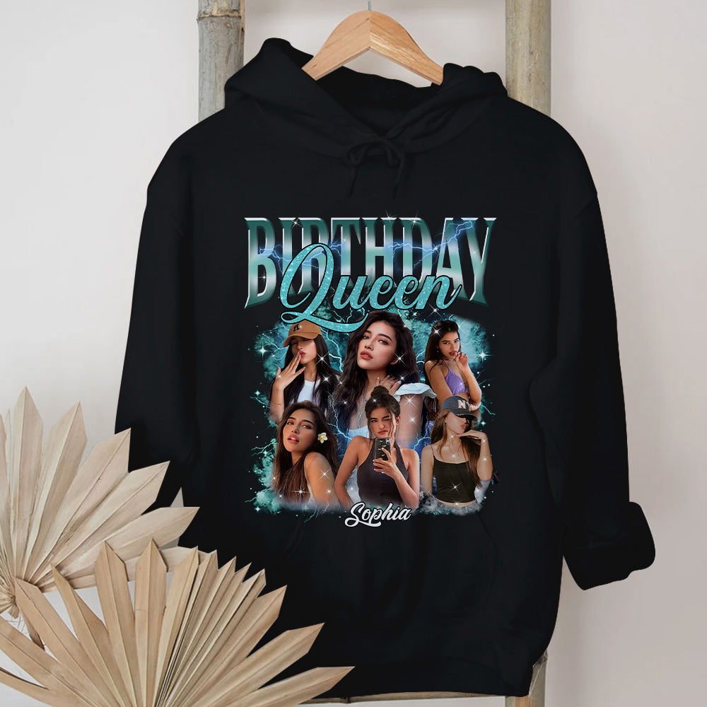 Birthday Shirts, Custom Photo Birthday Shirts, Birthday Shirts For Black Women, Its My Birthday Shirt, Birthday Queen Shirt-YPT-TLQ