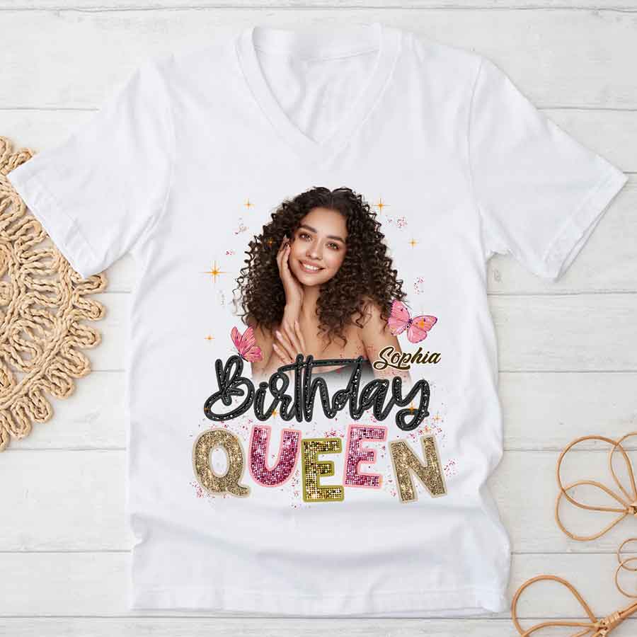 Birthday Shirts, Custom Birthday Shirts, Birthday Shirts For Black Women, Its My Birthday Shirt, Birthday Queen Shirt-YPT-HCT