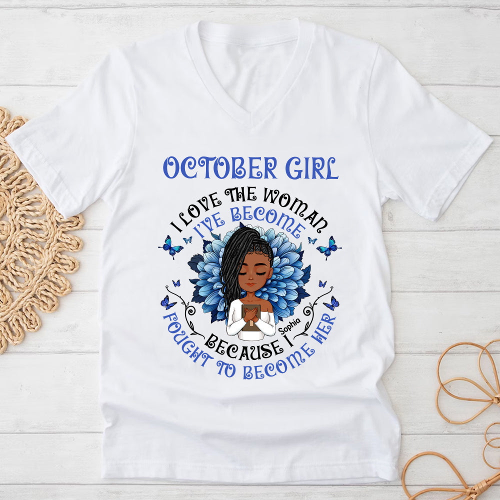 October Birthday Shirt, Custom Birthday Shirt, Queens Was Born In October, October Birthday Shirts For Woman, October Birthday Gifts