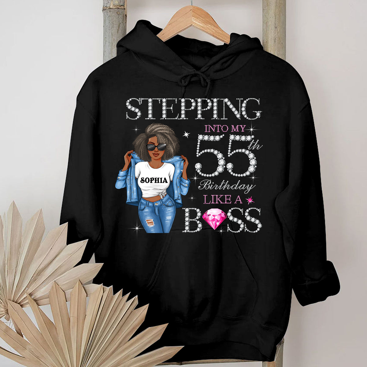 55th Birthday Shirts, Custom Birthday Shirts, Turning 55 Shirt, Gifts For Women Turning 55, 55th Birthday Shirts For Her-YPT-HMT