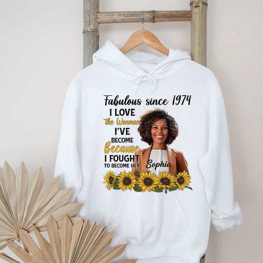 50th Birthday Shirts, Custom Birthday Shirts, Turning 50 Shirt, Gifts For Women Turning 50, 50 And Fabulous Shirt, 1974 Shirt - ALK