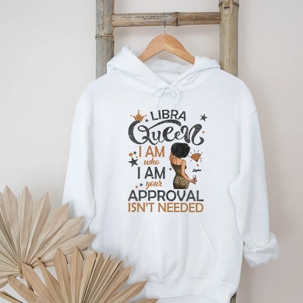 Personalized Libra Girl, Libra Birthday Shirts For Woman, Libra Birthday Month, Libra Cotton T-Shirt For Her-YPT-HCT
