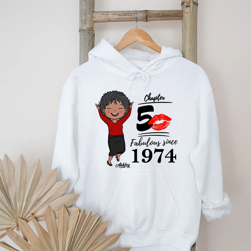 50th Birthday Shirts, Custom Birthday Shirts, Turning 50 Shirt, Gifts For Women Turning 50, 50 And Fabulous Shirt, 1974 Shirt - ALK