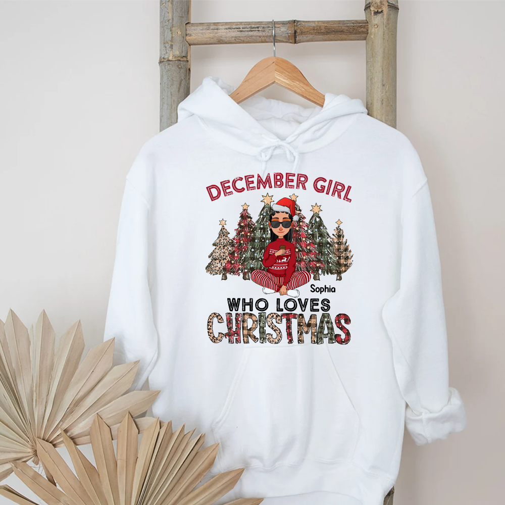 December Christmas Shirt, Custom Christmas Shirt, Queen Was Born In December, December Christmas Shirts For Woman, December Christmas Gifts