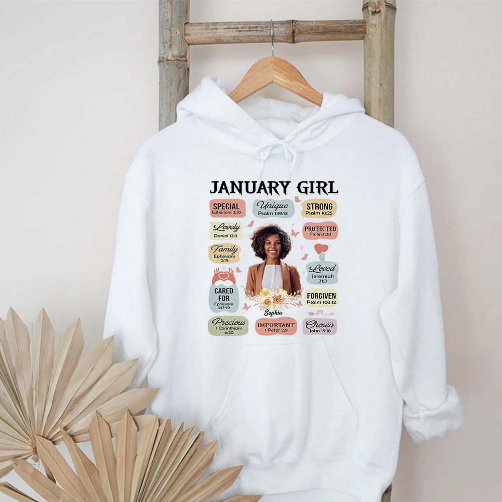 Custom January Birthday Shirt For Woman, Queens Are Born In January Gifts, January Birthday Woman Shirt, January Queen Gift