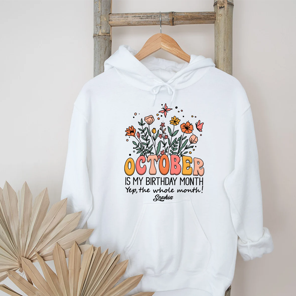 October Birthday Shirt, Custom Birthday Shirt, Queens Are Born In October Birthday Shirts For Woman