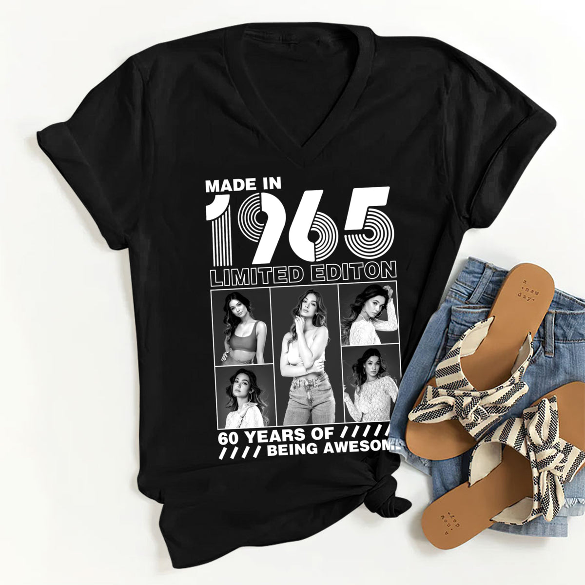 60th Birthday Shirts, Custom Birthday Shirts, Turning 60 Shirt, Gifts For Women Turning 60, 60 And Fabulous Shirt -YPT-TLT