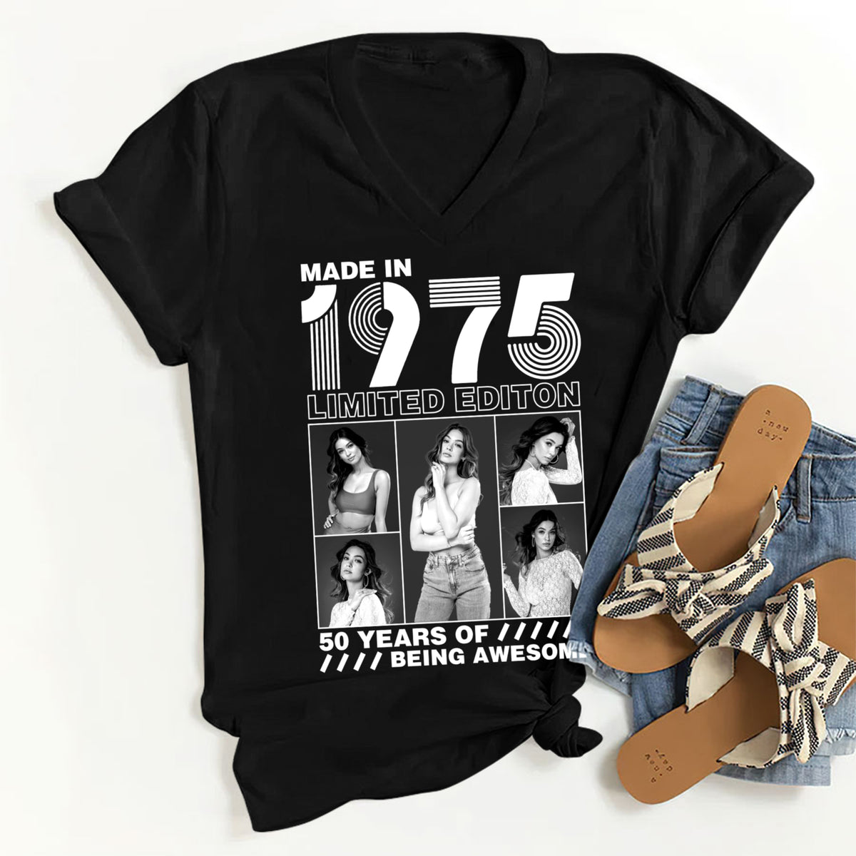 50th Birthday Shirts, Custom Birthday Shirts, Turning 50 Shirt, Gifts For Women Turning 50, 50 And Fabulous Shirt -YPT-TLT