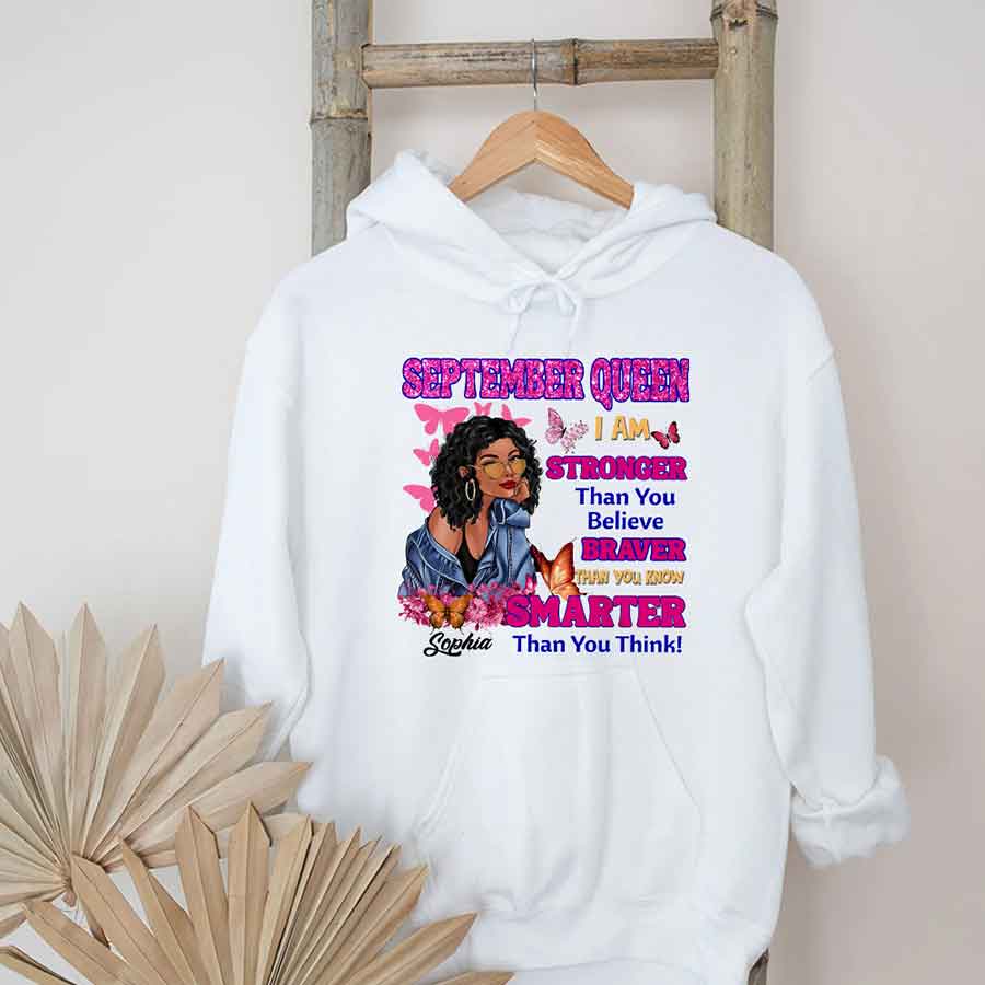 September Birthday Shirt, Custom Birthday Shirt, Queens Born In September, September Birthday Shirts For Woman, September Birthday Gifts, September Is My Birthday Month, Yep The Whole Month-YPT-HCT