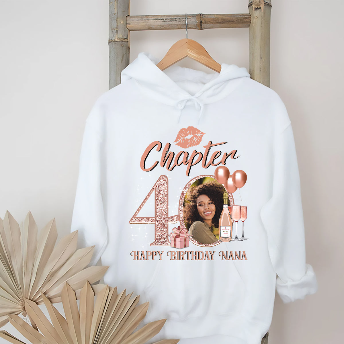 40th Birthday Shirts, Custom Photo Birthday Shirts, Turning 40 Shirt, Gifts For Women Turning 40, 40 And Fabulous Shirt, 40th Birthday Shirts For Her-YPT-ALK