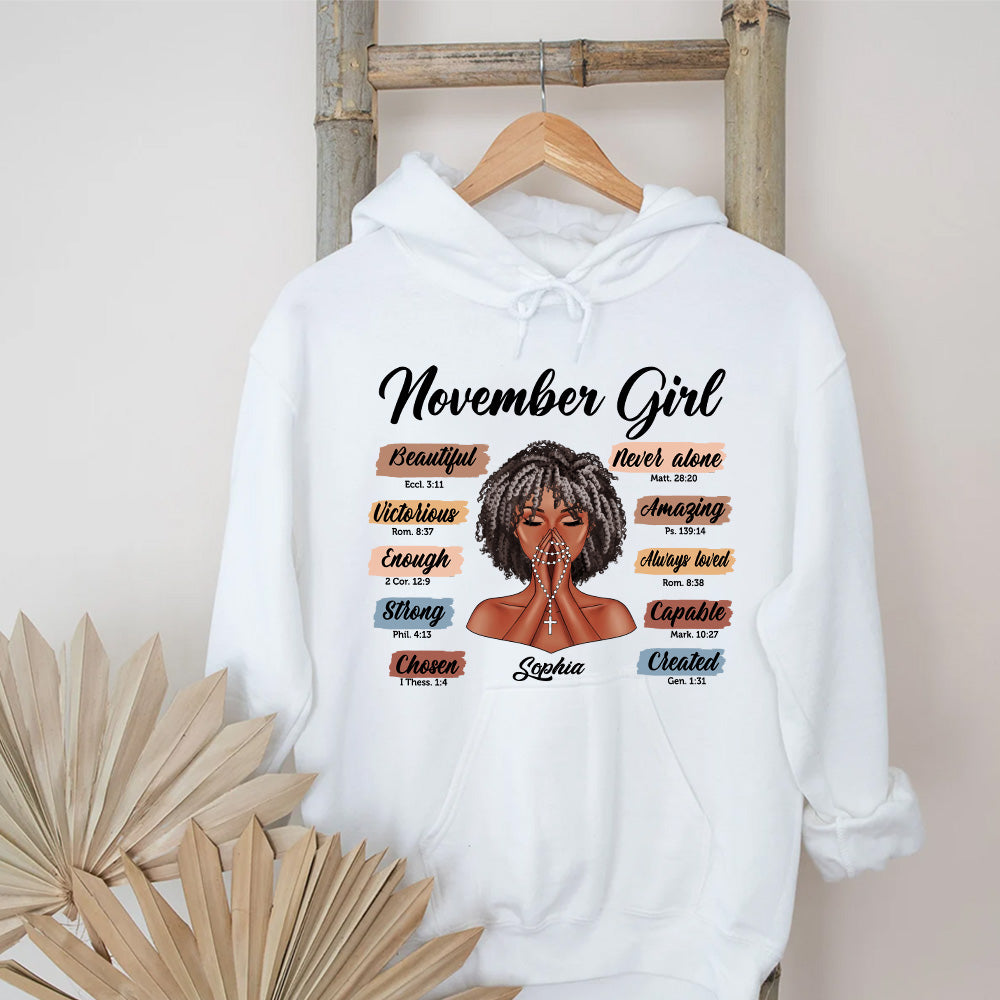 November Birthday Shirt, Custom Birthday Shirt, Queen Was Born In November, November Birthday Shirts For Woman, November Birthday Gifts
