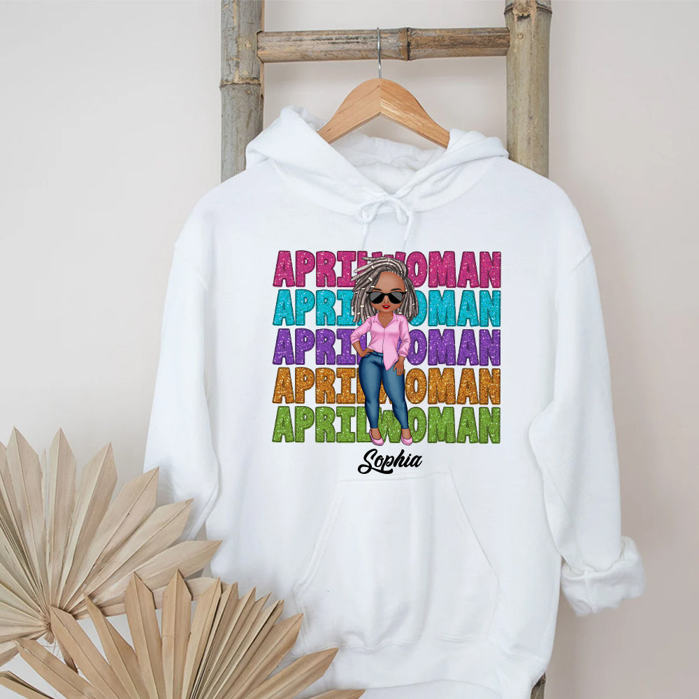 April Birthday Shirts, Custom Birthday Shirts, Gifts For April Women-HCT