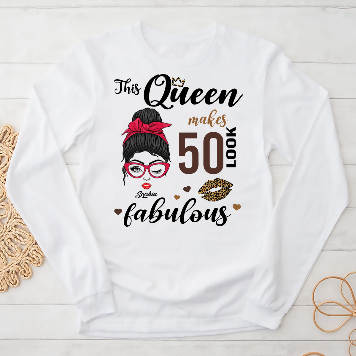50th Birthday Shirts, Custom Birthday Shirts, Turning 50 Shirt, Gifts For Women Turning 50, 50 And Fabulous Shirt, 1974 Shirt - ALK
