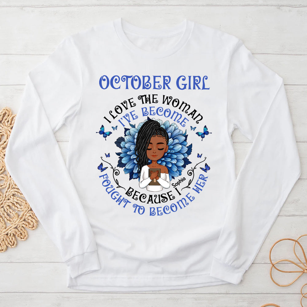 October Birthday Shirt, Custom Birthday Shirt, Queens Was Born In October, October Birthday Shirts For Woman, October Birthday Gifts