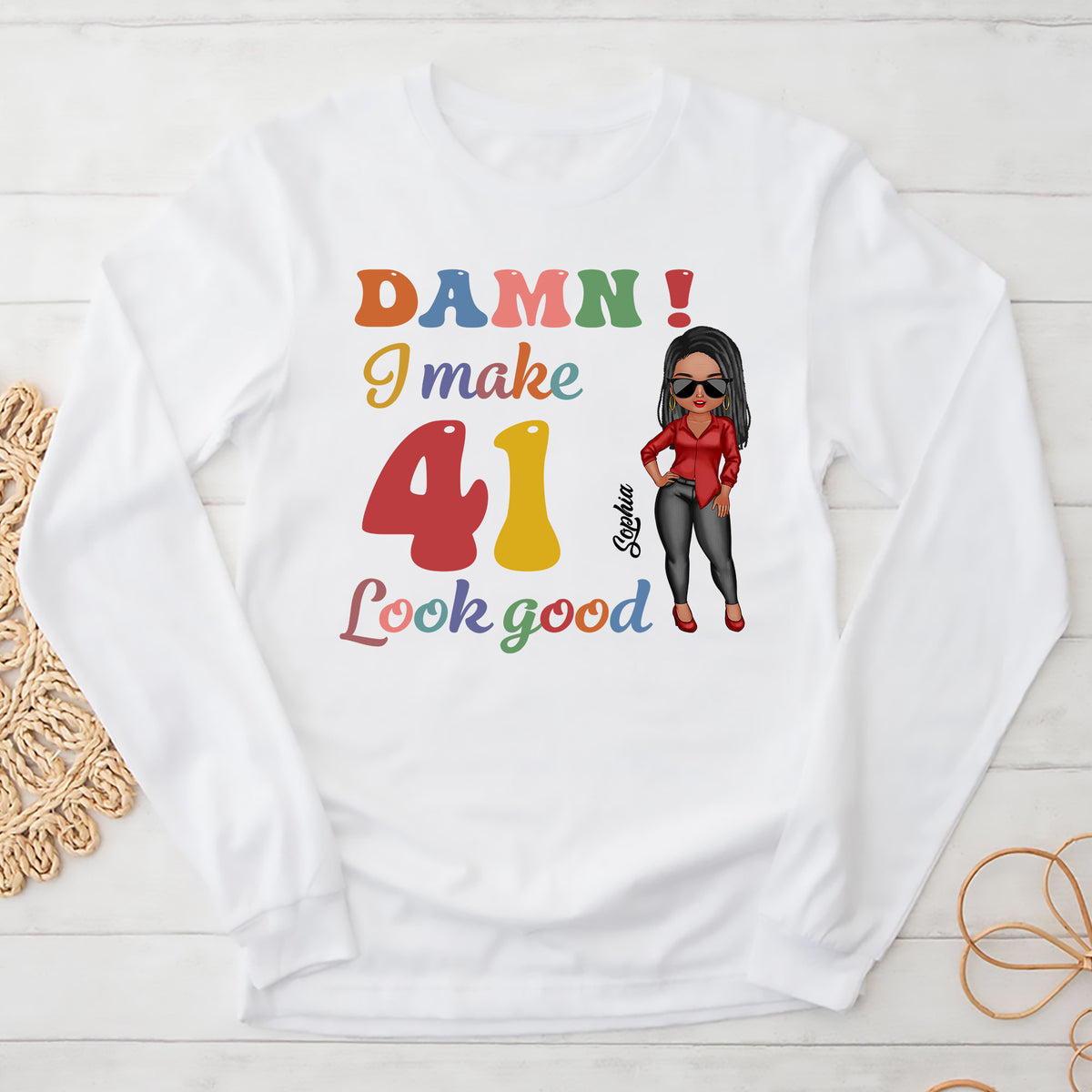 41st Birthday Shirts, Custom Birthday Shirts, Turning 41 Shirt, Gifts For Women Turning 41, 41 And Fabulous Shirt, 1983 Shirt - ALK