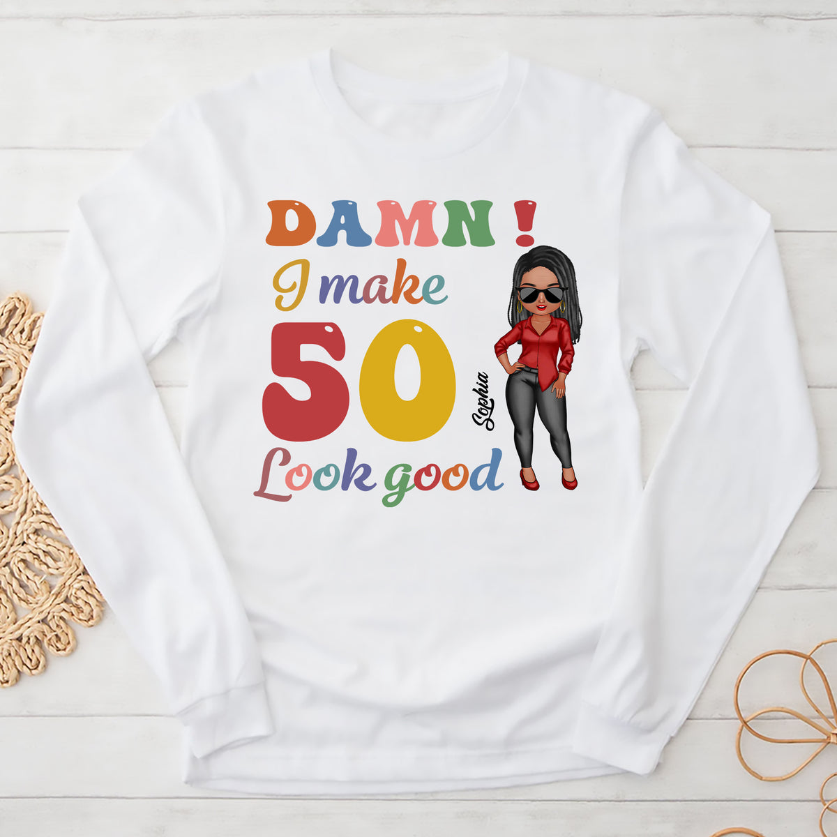 50th Birthday Shirts, Custom Birthday Shirts, Turning 50 Shirt, Gifts For Women Turning 50, 50 And Fabulous Shirt, 1974 Shirt - ALK
