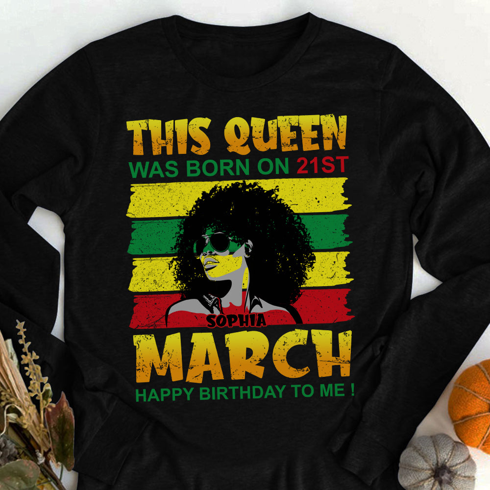 Custom Birthday Shirt, March Birthday Shirts For Woman, March Birthday Gifts