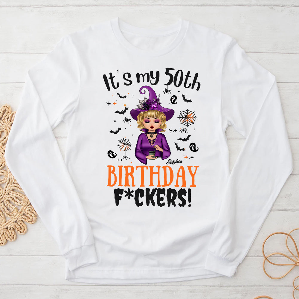 Personalized 50th Birthday Shirts, Custom Birthday Shirts, Turning 50 Shirt, Gifts For Women Turning 50, 50 And Fabulous Shirt, 50th Birthday Shirts For Her-YPT-ALK