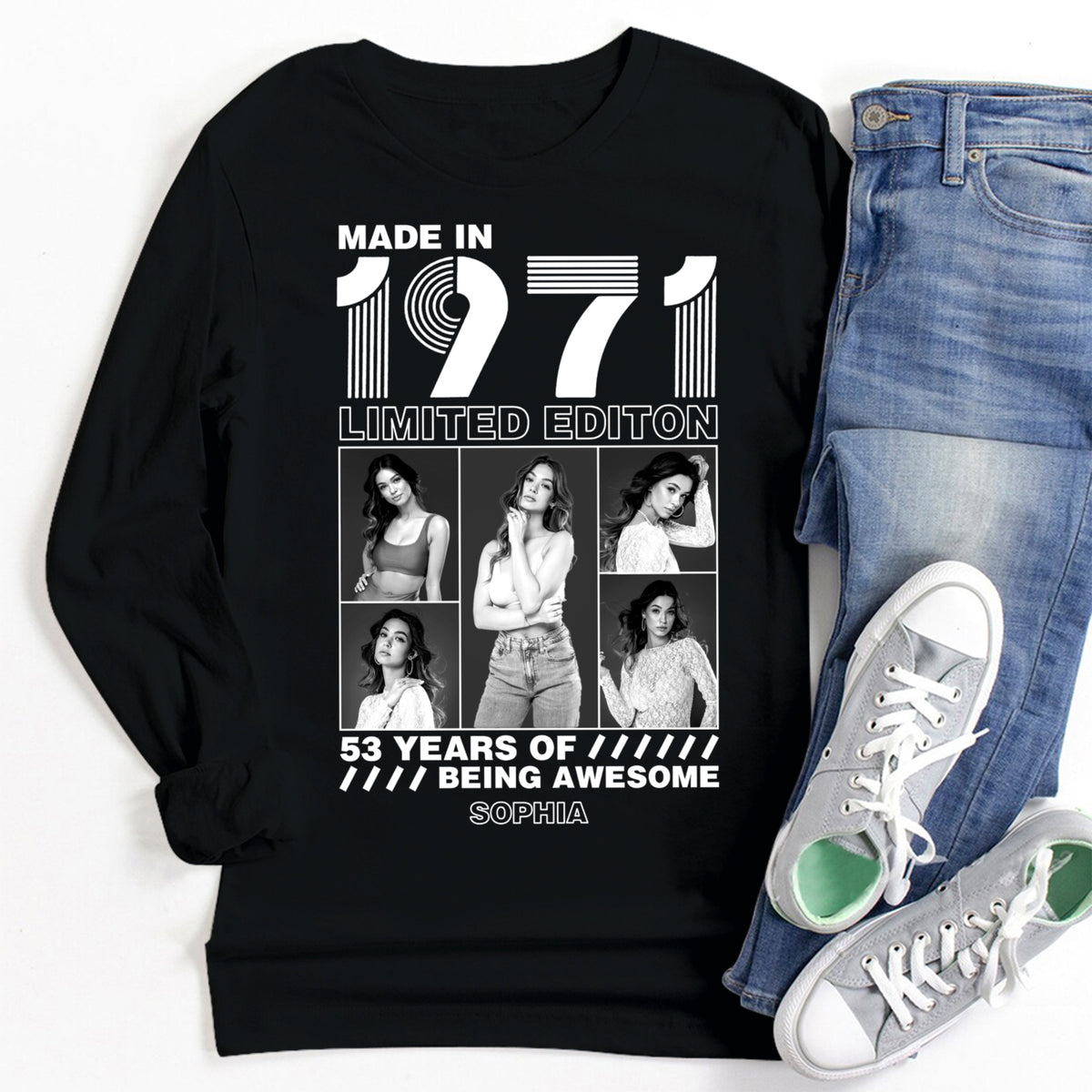 53rd Birthday Shirts, Custom Birthday Shirts, Turning 53 Shirt, Gifts For Women Turning 53, 53 And Fabulous Shirt -YPT-TLT