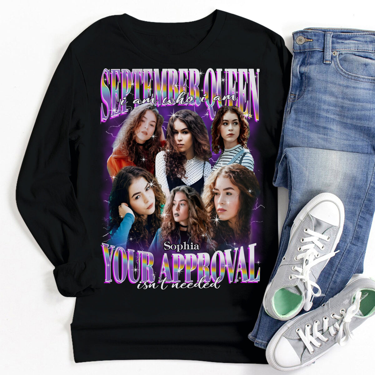 September Birthday Shirt, Custom Birthday Shirt, Queens are Born In September, September Birthday Shirts For Woman, September Birthday Gifts-YPT-TLT