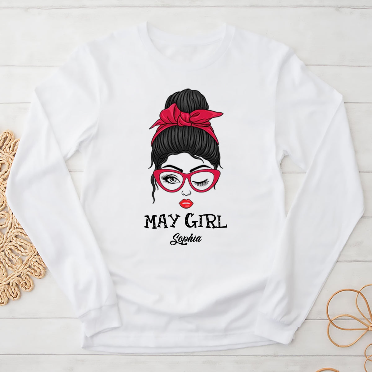 May Birthday Shirts, Custom Birthday Shirts, Gifts For May Women-ALK