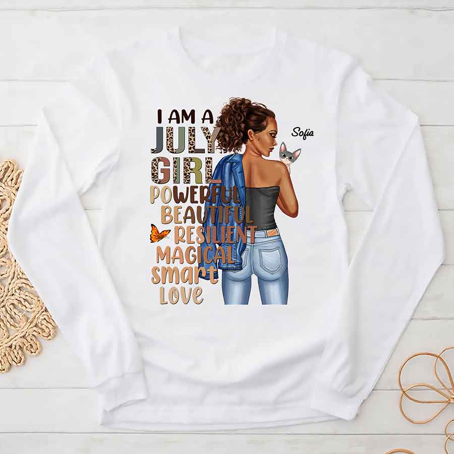 July Birthday Shirt, Custom Birthday Shirt, Queens Born In July, July Birthday Shirts For Woman, July Birthday Gifts -YPT-ALK