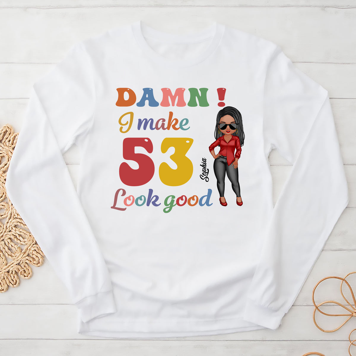 53rd Birthday Shirts, Custom Birthday Shirts, Turning 53 Shirt, Gifts For Women Turning 53, 53 And Fabulous Shirt, 1971 Shirt - ALK