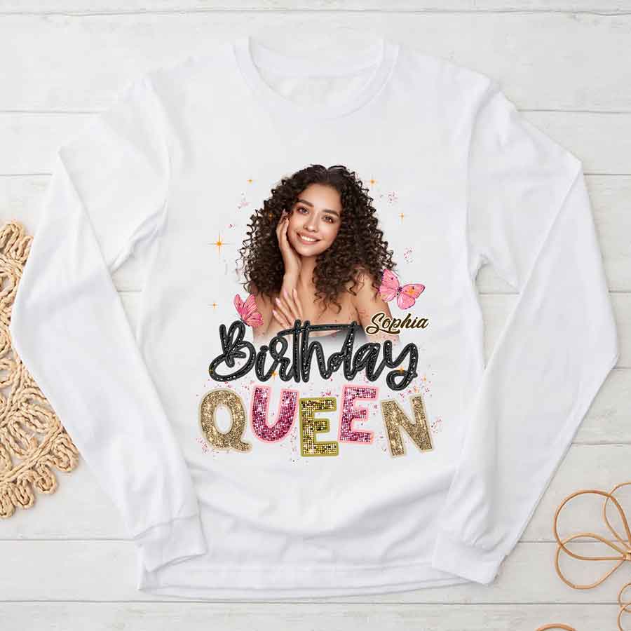 Birthday Shirts, Custom Birthday Shirts, Birthday Shirts For Black Women, Its My Birthday Shirt, Birthday Queen Shirt-YPT-HCT
