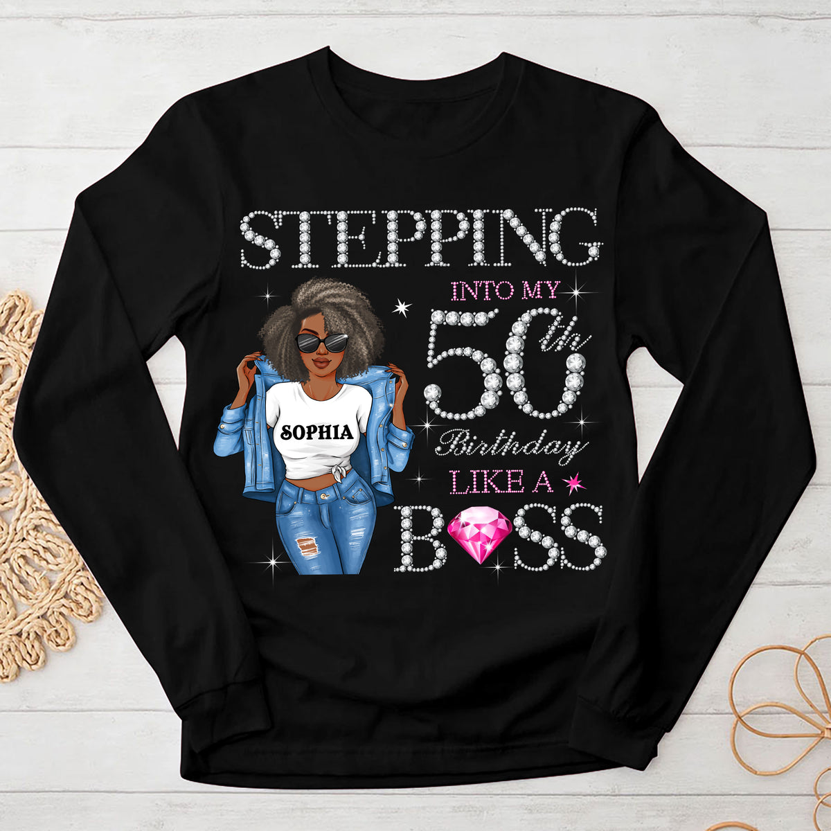 50th Birthday Shirts, Custom Birthday Shirts, Turning 50 Shirt, Gifts For Women Turning 50, 50th Birthday Shirts For Her-YPT-HMT