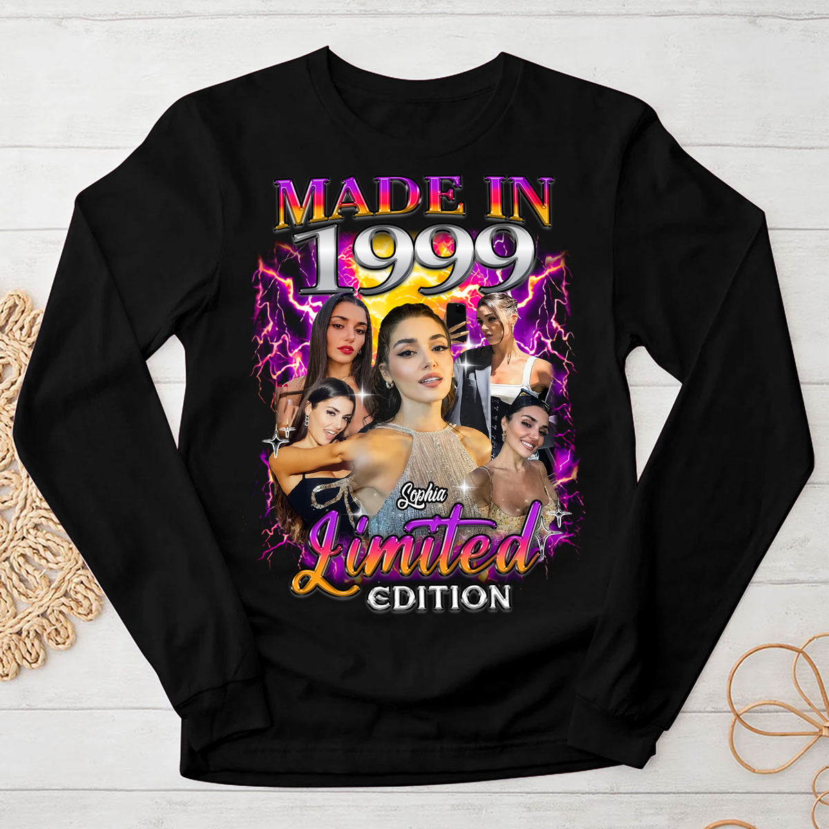 25th Birthday Shirts, Custom Birthday Shirts, Turning 25 Shirt, Gifts For Women Turning 25, 25 And Fabulous Shirt, 1999 Shirt, 25th Birthday Shirts For Her - YPT- HMT