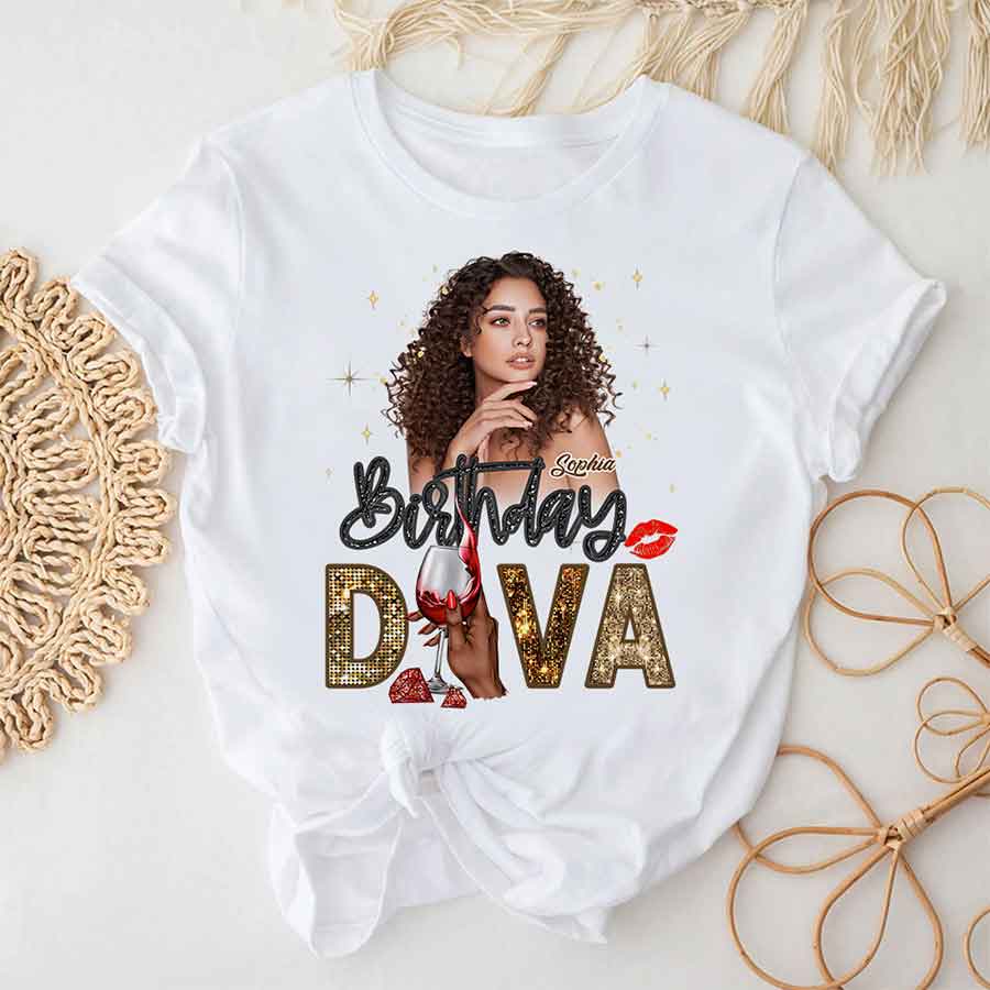 Birthday Shirts, Custom Birthday Shirts, Birthday Shirts For Black Women, Its My Birthday Shirt, Birthday Queen Shirt-YPT-HCT