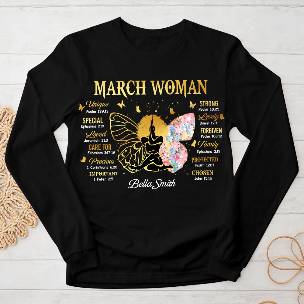 Custom Birthday Shirt, March Birthday Shirts For Woman, March Birthday Gifts