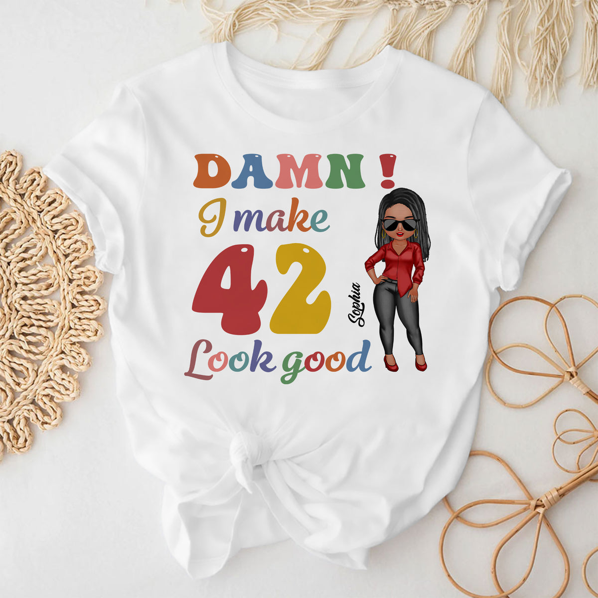 42nd Birthday Shirts, Custom Birthday Shirts, Turning 42 Shirt, Gifts For Women Turning 42, 42 And Fabulous Shirt, 1982 Shirt - ALK