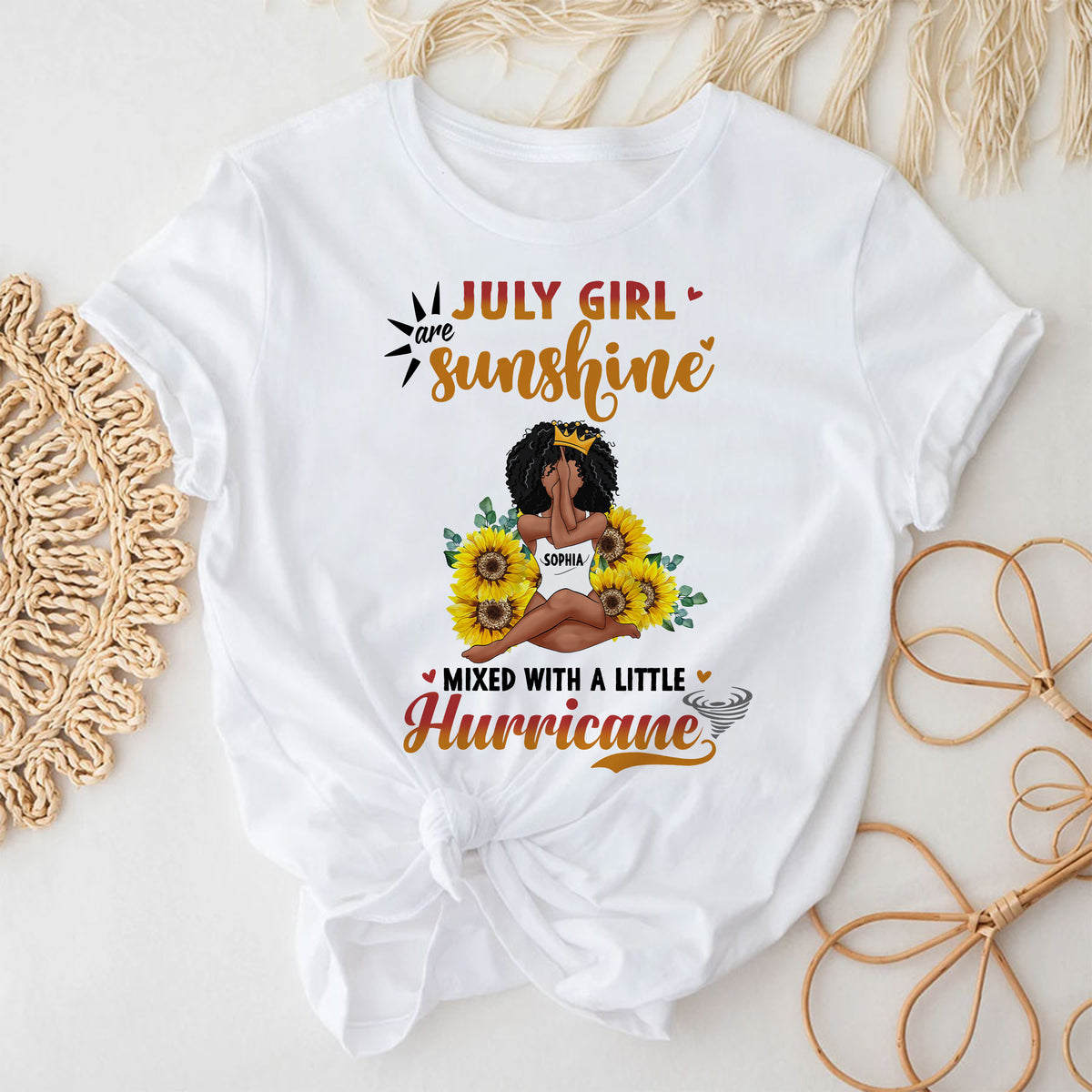 July Birthday Shirt, Custom Birthday Shirt, Queens Born In July, July Birthday Gifts, July Shirts For Woman-YPT-HMT