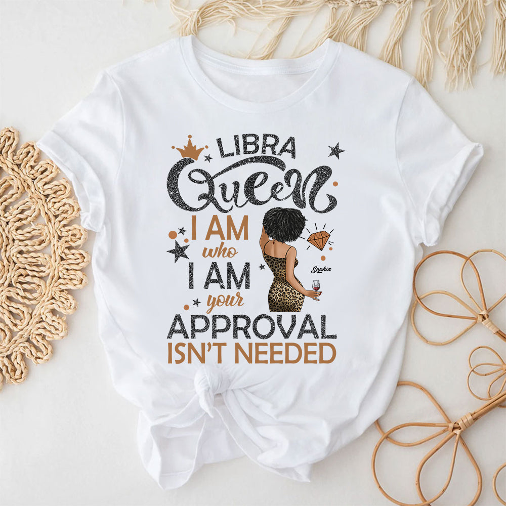 Personalized Libra Girl, Libra Birthday Shirts For Woman, Libra Birthday Month, Libra Cotton T-Shirt For Her-YPT-HCT