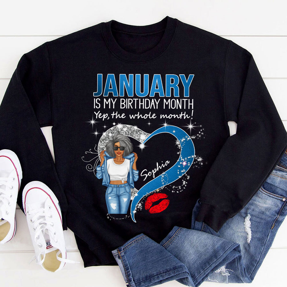January Birthday Shirt, Custom Birthday Shirt, Queens Are Born In January, January Birthday Shirts For Woman, January Birthday Gifts