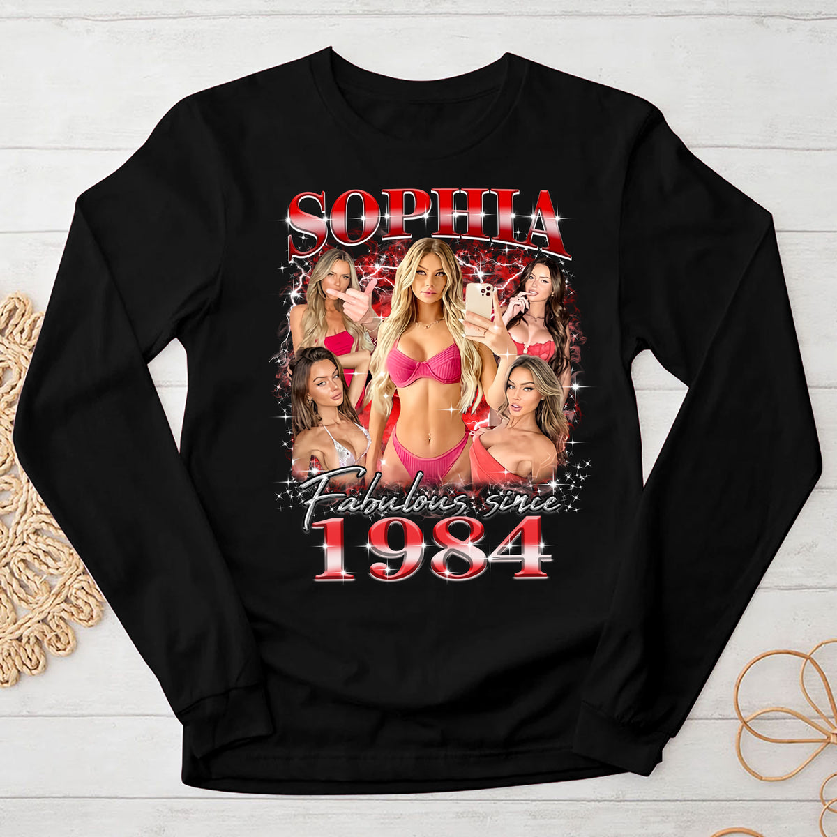 40th Birthday Shirts, Custom Birthday Shirts, Turning 40 Shirt, Gifts For Women Turning 40, 40 And Fabulous Shirt, 1984 Shirt, 40th Birthday Shirts For Her-YPT-HMT