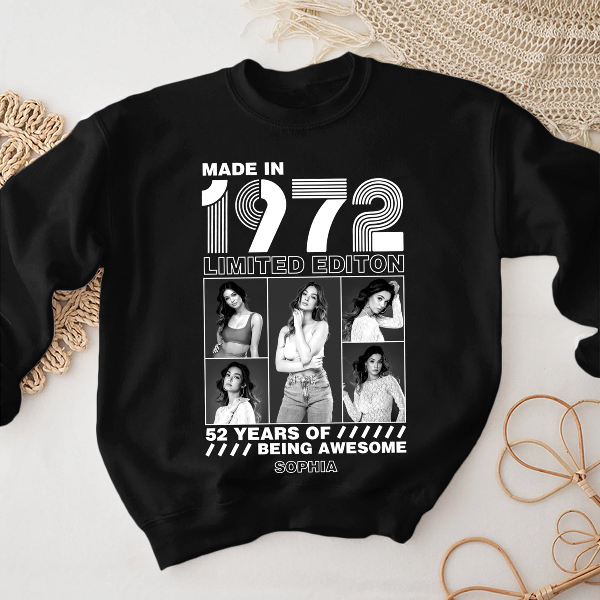 52nd Birthday Shirts, Custom Birthday Shirts, Turning 52 Shirt, Gifts For Women Turning 52, 52 And Fabulous Shirt -YPT-TLT