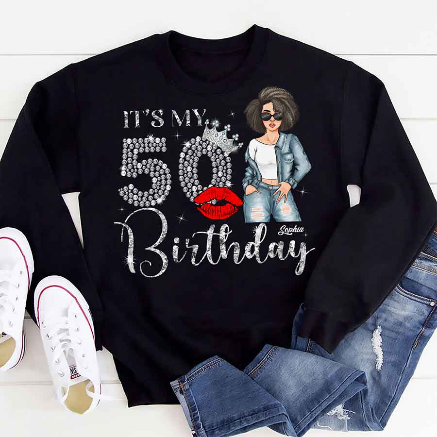 50th Birthday Shirts, Custom Birthday Shirts, Turning 50 Shirt, Gifts For Women Turning 50, 50th Birthday Shirts For Her-YPT-ALK