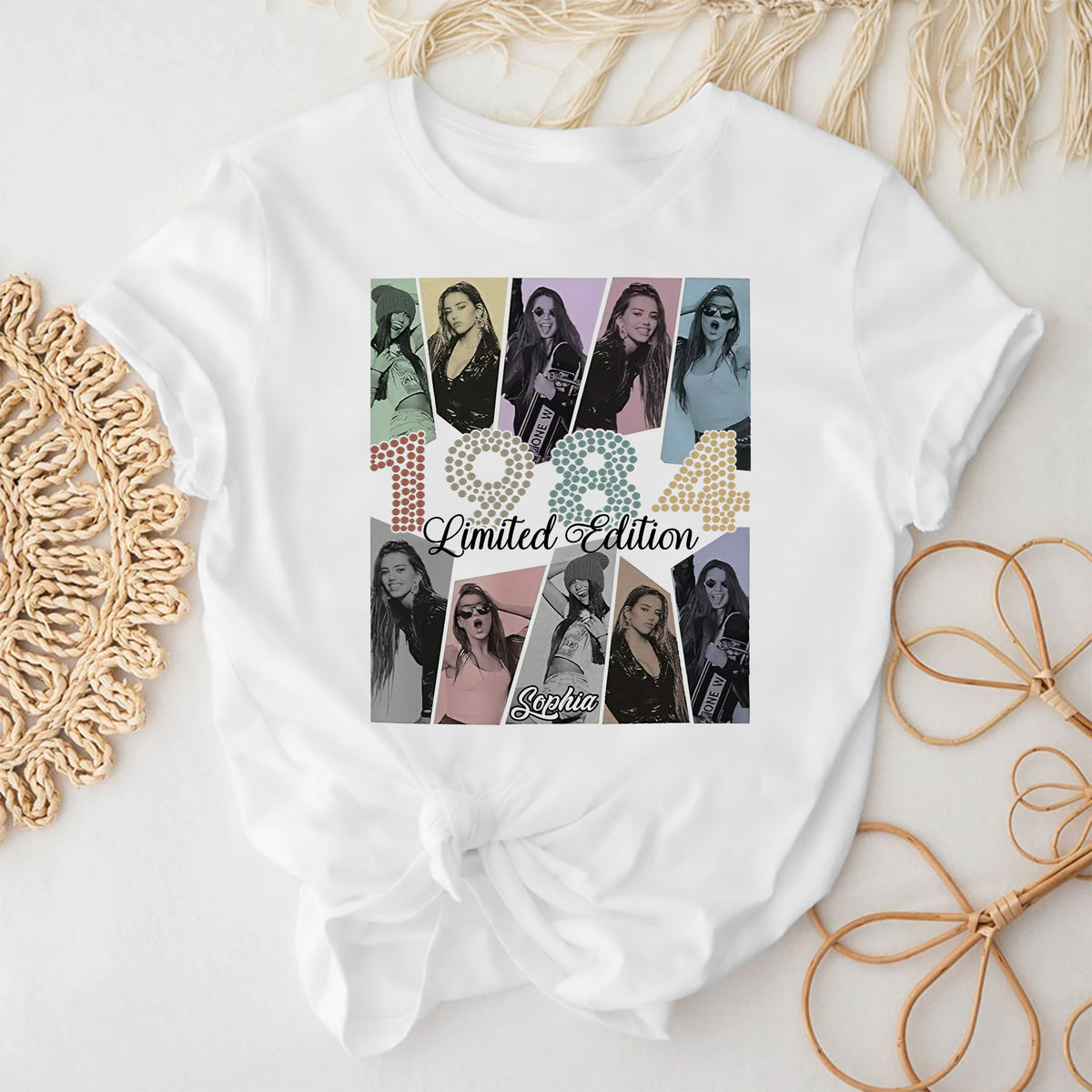 40th Birthday Shirts, Custom Birthday Shirts, Turning 40 Shirt, Gifts For Women Turning 40, 40 And Fabulous Shirt, 1984 Shirt, 40th Birthday Shirts For Her-YPT-ALK