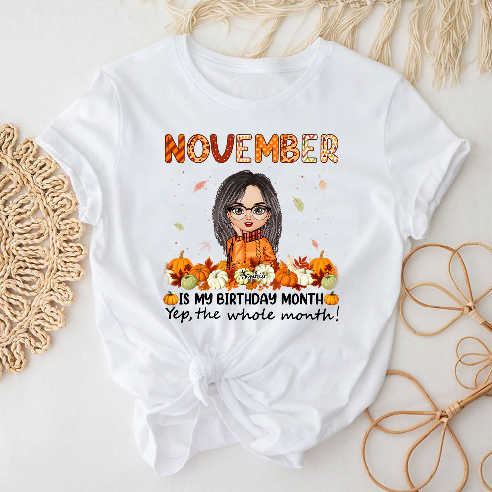 November Birthday Shirt, Custom Birthday Shirt, Queens Born In November, November Birthday Shirts For Woman, November Birthday Gifts