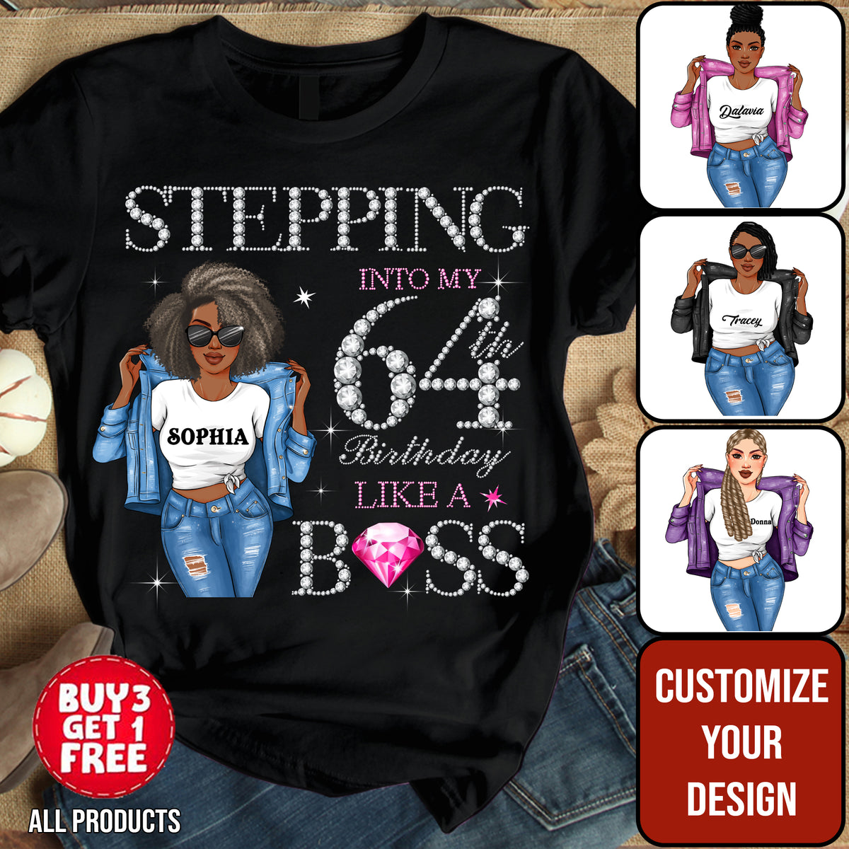 64th Birthday Shirts, Custom Birthday Shirts, Turning 64 Shirt For Women, Turning 64 And Fabulous Shirt, 1960 Shirt, Best Gifts For Women Turning 64-YPT-HMT