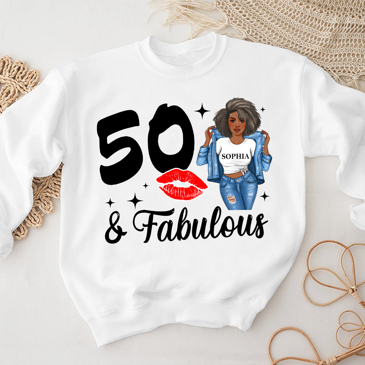 50th Birthday Shirts, Custom Birthday Shirts, Turning 50 Shirt, Gifts For Women Turning 50, 50 And Fabulous Shirt, 50th Birthday Shirts For Her-YPT-TLT