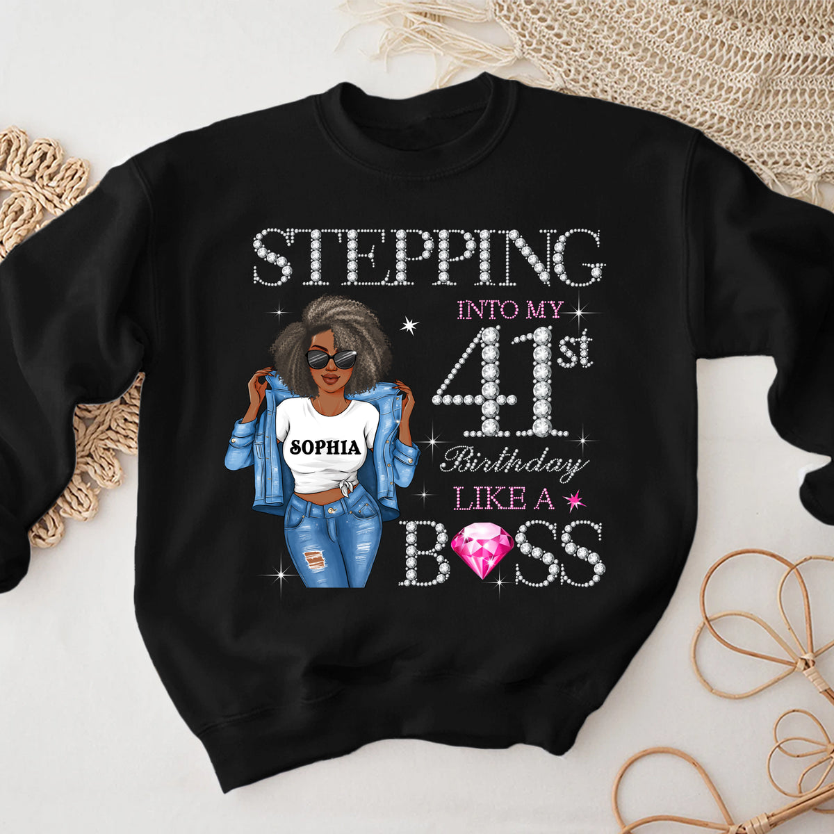 41st Birthday Shirts, Custom Birthday Shirts, Turning 41 Shirt, Gifts For Women Turning 41, 41st Birthday Shirts For Her-YPT-HMT