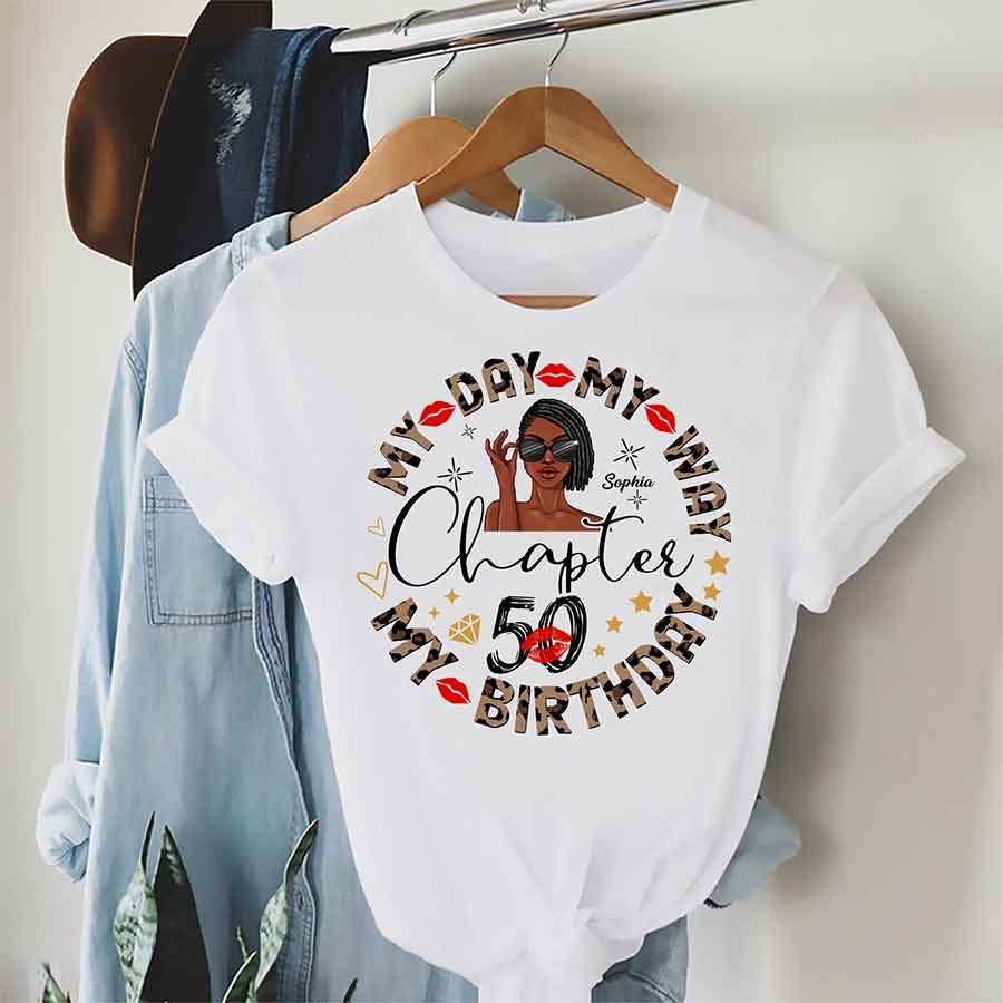 50th Birthday Shirts, Custom Birthday Shirts, Turning 50 Shirt For Women, Turning 50 And Fabulous Shirt, 1974 Shirt, Best Gifts For Women Turning 50-YPT-ALK