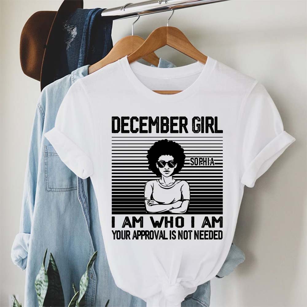 December Birthday Shirt, Custom Birthday Shirt, Queen Was Born In December, December Birthday Shirts For Woman, December Birthday Gifts