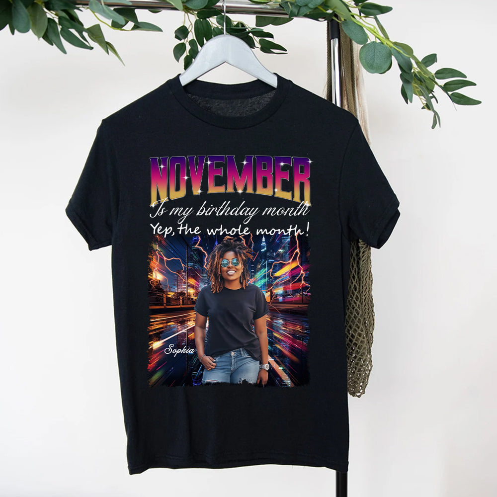 November Birthday Shirt, Custom Birthday Shirt, Queens Born In November, November Birthday Shirts For Woman, November Birthday Gifts