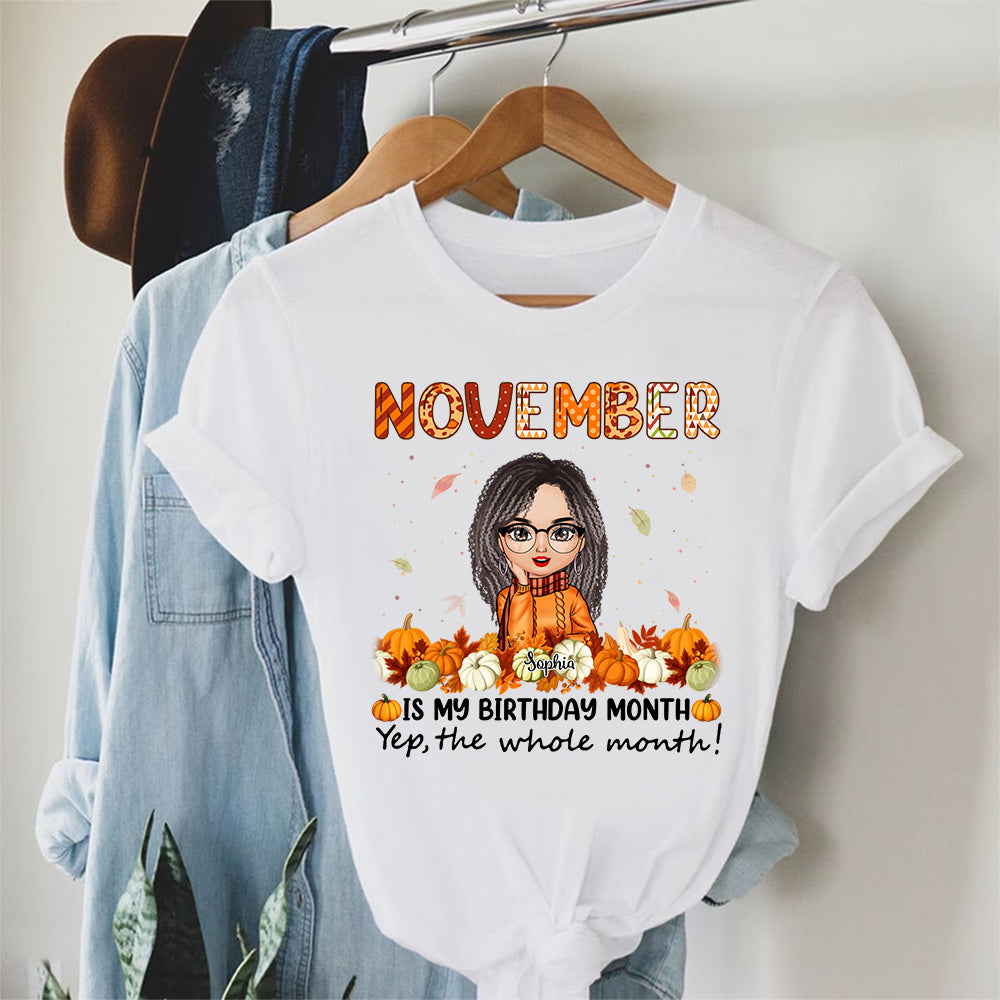 November Birthday Shirt, Custom Birthday Shirt, Queens Born In November, November Birthday Shirts For Woman, November Birthday Gifts