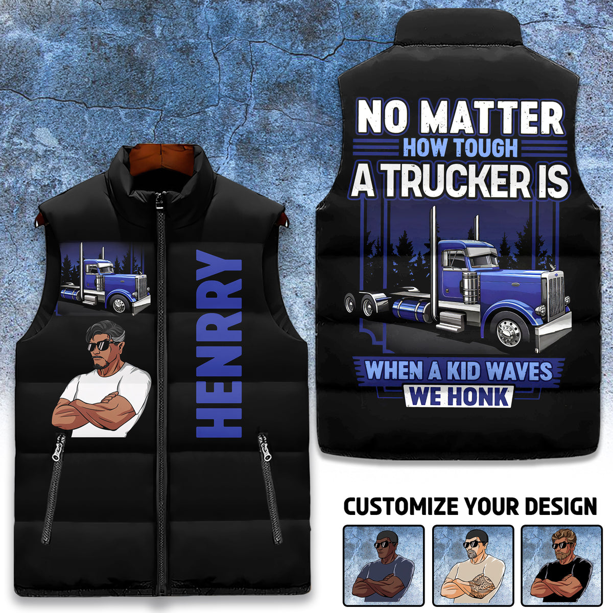 Puffer Vest -Personalized Gift Ideas For Truck Drives